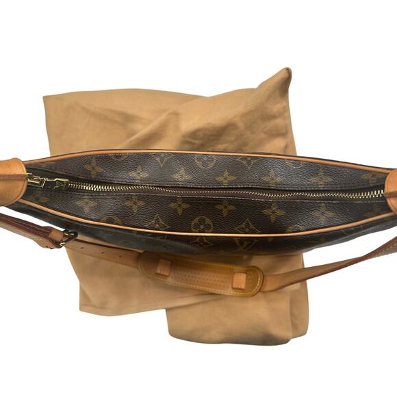 Preowned Authentic Louis Vuitton Boulogne Brown Monogram Coated Canvas Hobo Bag - Picture 9 of 16